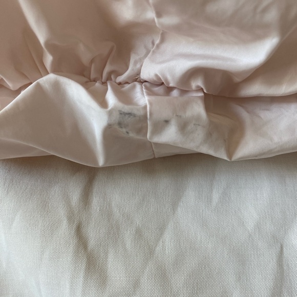 Bebe Ruffle Belted Duster Jacket | Color Powder Puff | Lightweight | Size Small - Picture 3 of 6